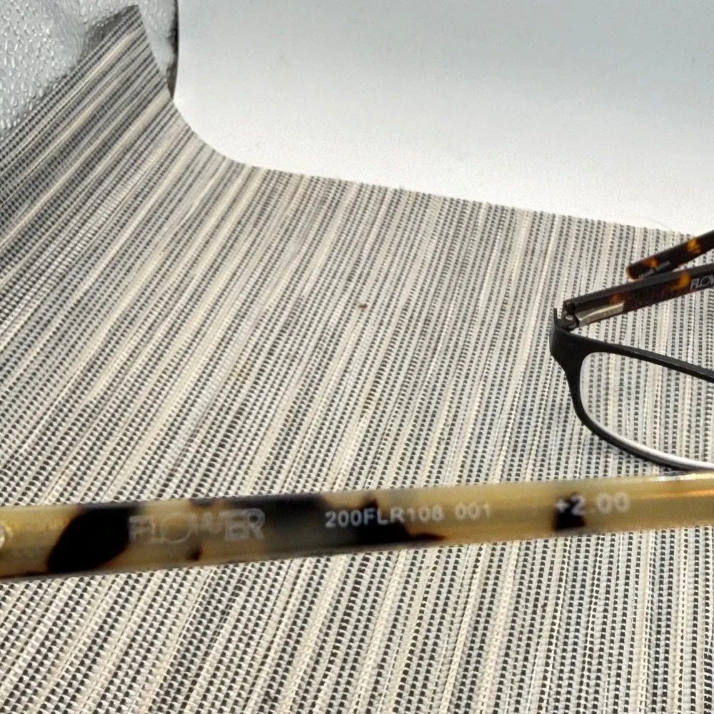 Flower by Drew Barrymore Reading Glasses Lot 3 Pair +2.00 Black Brown Tortoise